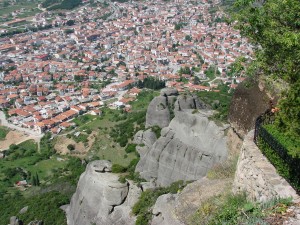 Панорама Каламбаки с Метеор.
