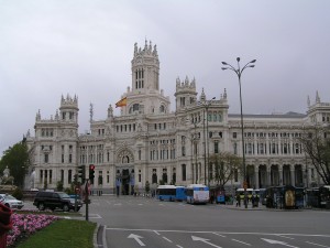 Мадрид.Пл.Сибеллы.Дворец коммуникаций.