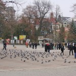 Трускавец.Место "тусовки" у нижнего бювета. DSC03508