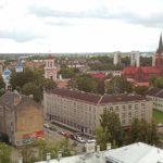 Латвия. Елгава. Панорама города. 1
