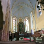 Цесис. Алтарная картина "Голгофа или Христос у креста" в Церкви Св.Иоанна. 3-6